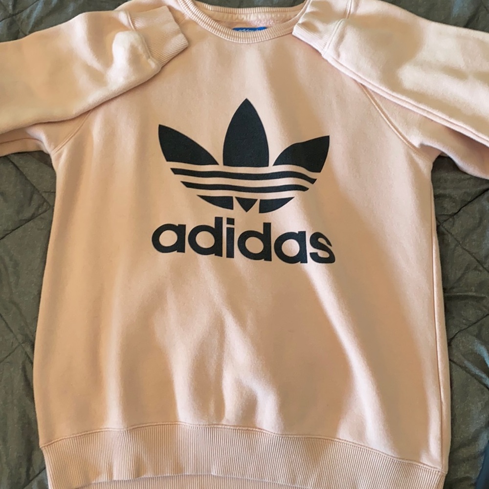 Adidas Unisex Crew Neck Light Pink